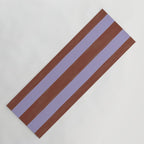 wide stripe in cacao Yoga Mat Gallery Image 1