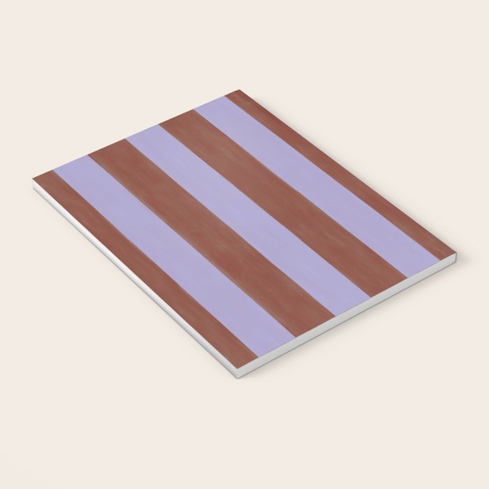 wide stripe in cacao Notebook Gallery Image 3