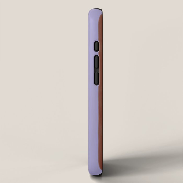 wide stripe in cacao iPhone Case Gallery Image 2