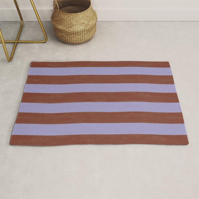 wide stripe in cacao Rug Gallery Image 1