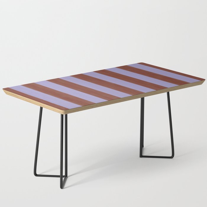 wide stripe in cacao Coffee Table Gallery Image 1