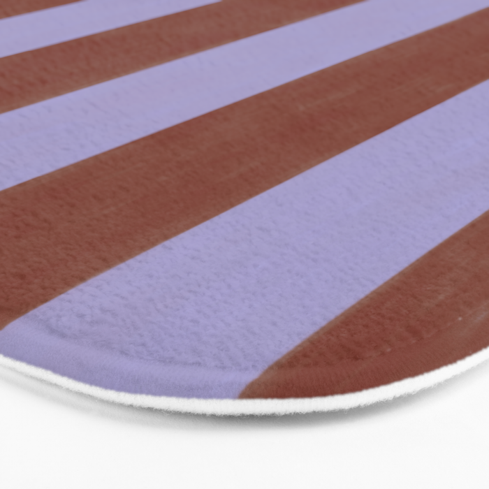wide stripe in cacao Bath Mat Gallery Image 3