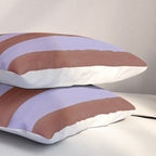 wide stripe in cacao Pillow Sham Gallery Image 3