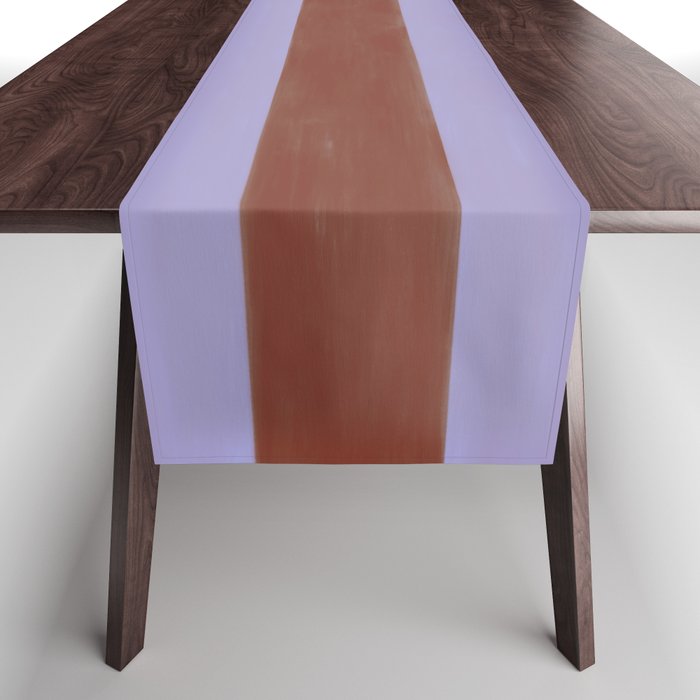 wide stripe in cacao Table Runner Gallery Image 1