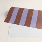 wide stripe in cacao Wrapping Paper Gallery Image 2
