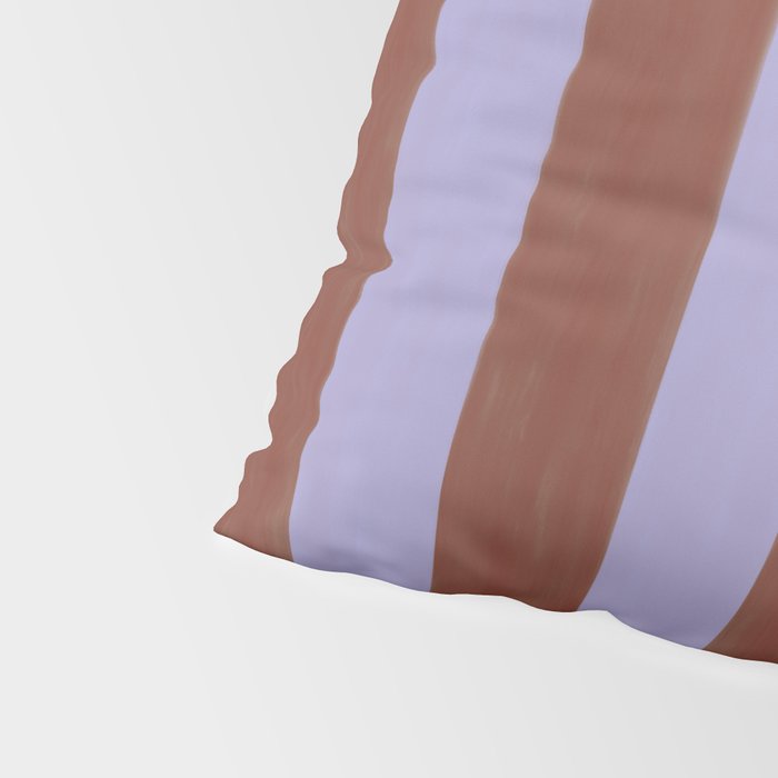 wide stripe in cacao Pillow Sham Gallery Image 4