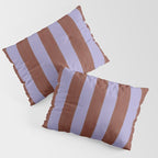wide stripe in cacao Pillow Sham Gallery Image 3
