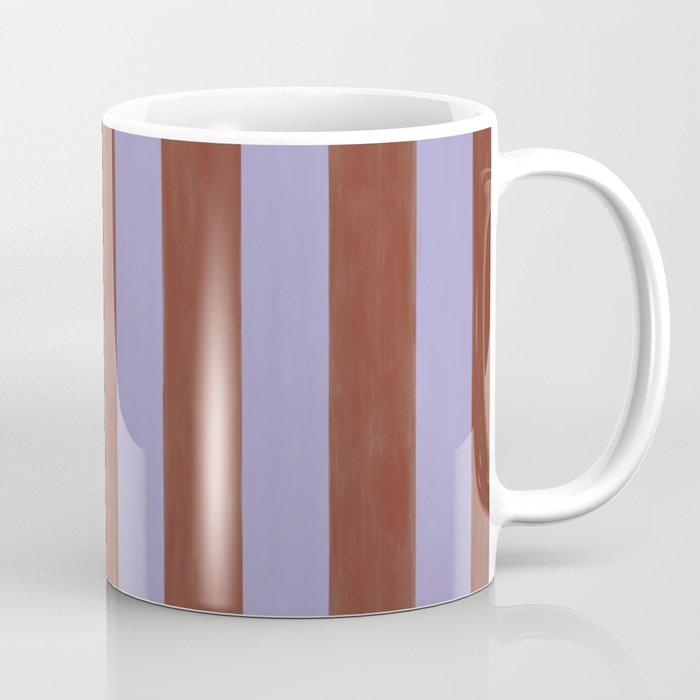wide stripe in cacao Coffee Mug Gallery Image 1