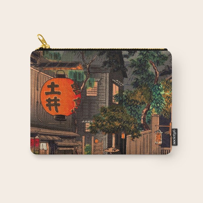 Evening At Ushigome By Tsuchiya Koitsu Carry All Pouch Gallery Image 1