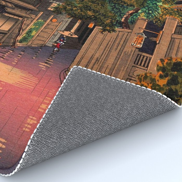 Evening At Ushigome By Tsuchiya Koitsu Rug Gallery Image 4