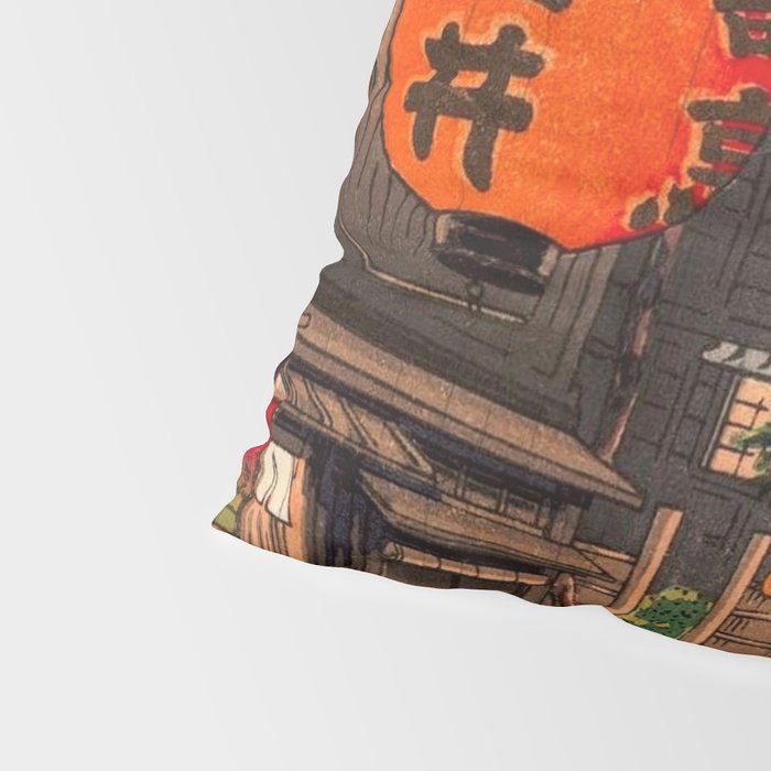Evening At Ushigome By Tsuchiya Koitsu Pillow Sham Gallery Image 4