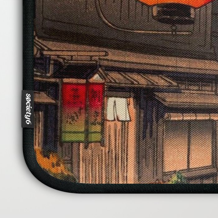 Evening At Ushigome By Tsuchiya Koitsu Laptop Sleeve Gallery Image 3