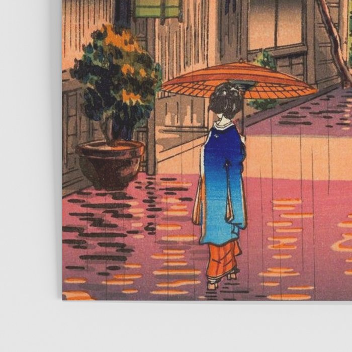 Evening At Ushigome By Tsuchiya Koitsu Poster Gallery Image 3