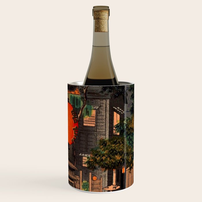 Evening At Ushigome By Tsuchiya Koitsu Wine Chiller Gallery Image 1