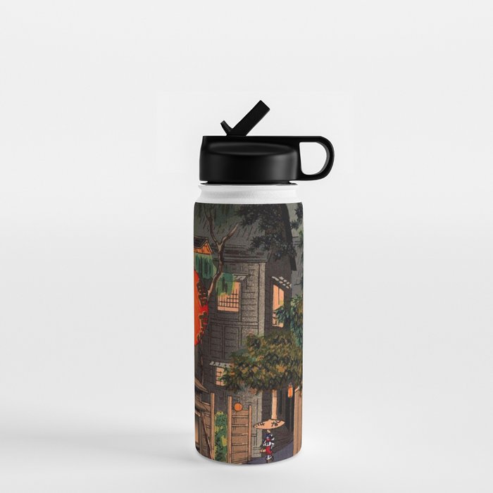 Evening At Ushigome By Tsuchiya Koitsu Water Bottle Gallery Image 1