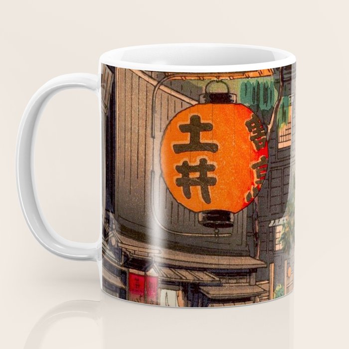 Evening At Ushigome By Tsuchiya Koitsu Coffee Mug Gallery Image 3