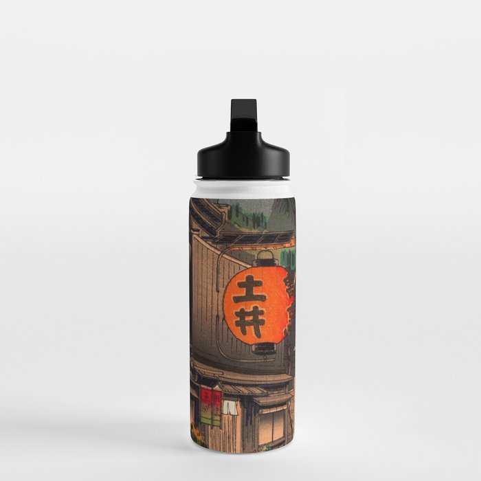 Evening At Ushigome By Tsuchiya Koitsu Water Bottle Gallery Image 3