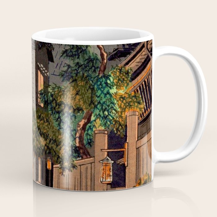 Evening At Ushigome By Tsuchiya Koitsu Coffee Mug Gallery Image 1