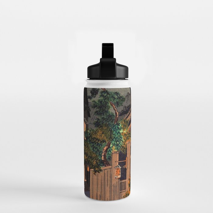 Evening At Ushigome By Tsuchiya Koitsu Water Bottle Gallery Image 2