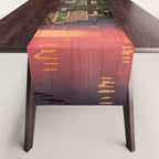 Evening At Ushigome By Tsuchiya Koitsu Table Runner Gallery Image 1