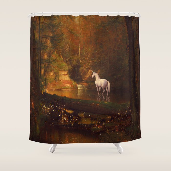 THE LAST UNICORN Shower Curtain Gallery Image 1