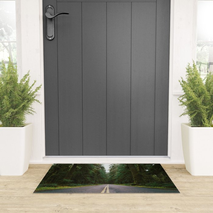 Pacific Northwest Rainforest Drive Welcome Mat Gallery Image 3