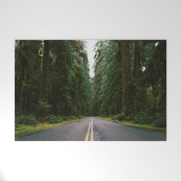 Pacific Northwest Rainforest Drive Welcome Mat Gallery Image 1