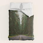 Pacific Northwest Rainforest Drive Duvet Cover Gallery Image 6