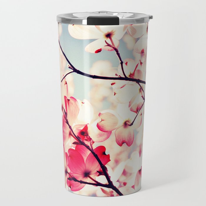 Dialogue With the Sky - Blue tones Travel Mug Gallery Image 1