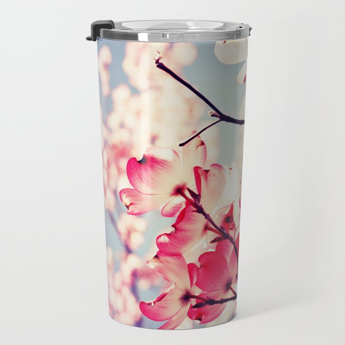 Dialogue With the Sky - Blue tones Travel Mug Gallery Image 3