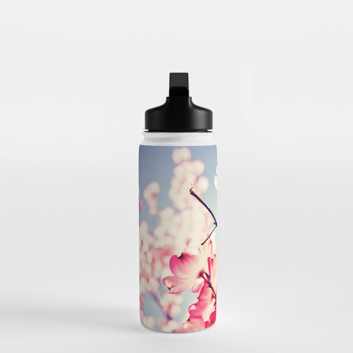 Dialogue With the Sky - Blue tones Water Bottle Gallery Image 3