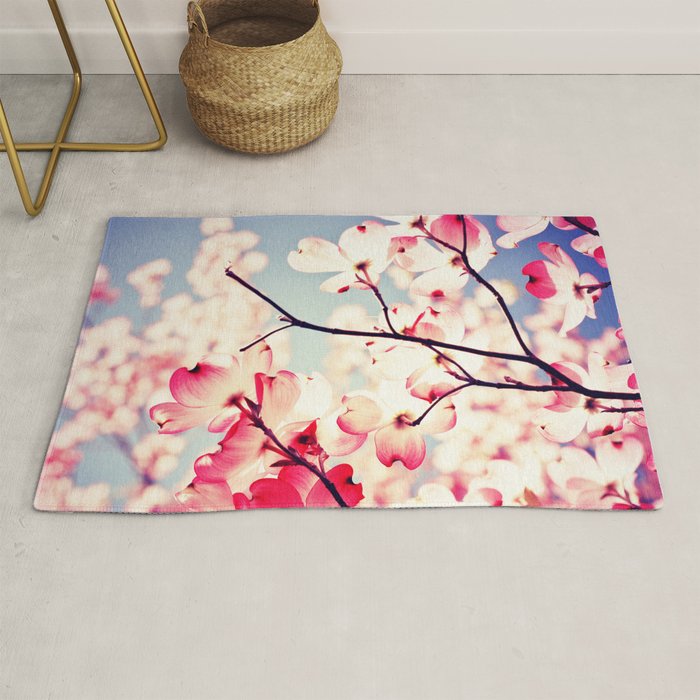 Dialogue With the Sky - Blue tones Rug Gallery Image 1