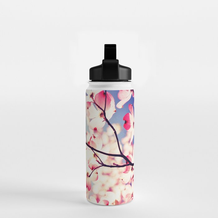 Dialogue With the Sky - Blue tones Water Bottle Gallery Image 2