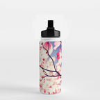 Dialogue With the Sky - Blue tones Water Bottle Gallery Image 2