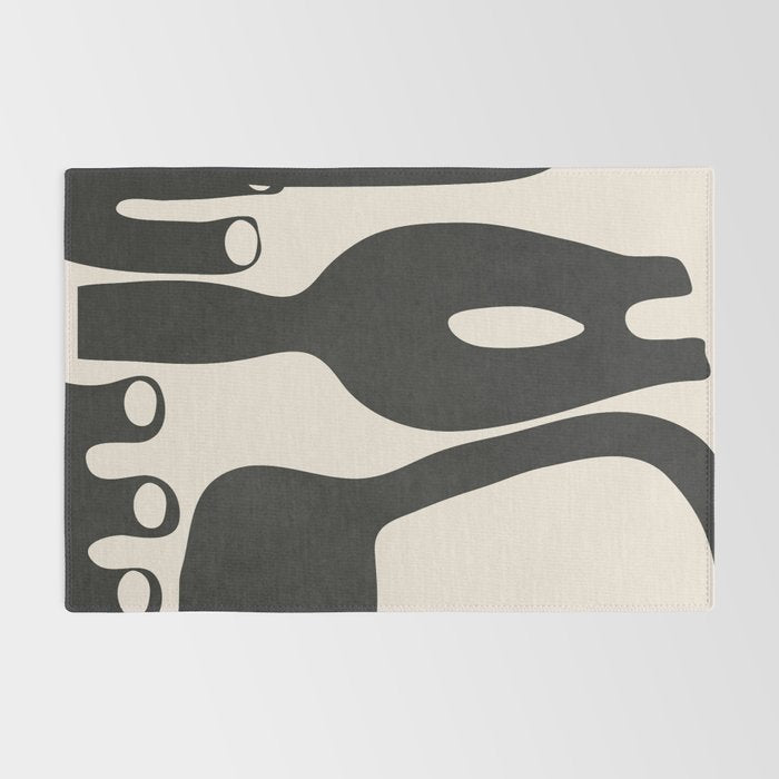 Abstract Art Minimal Vases Rug Gallery Image 2