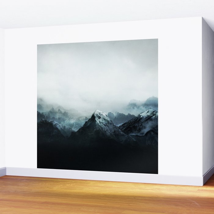 Mountain Peaks Wall Mural Gallery Image 2