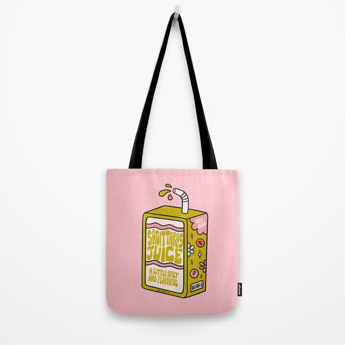 Sagittarius Juice Box Tote Bag Gallery Image 2