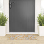 Posey - gold and sage Welcome Mat Gallery Image 3