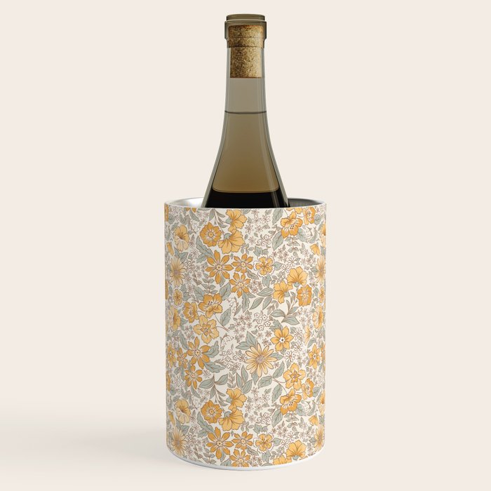 Posey - gold and sage Wine Chiller Gallery Image 3