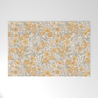 Posey - gold and sage Welcome Mat Gallery Image 1