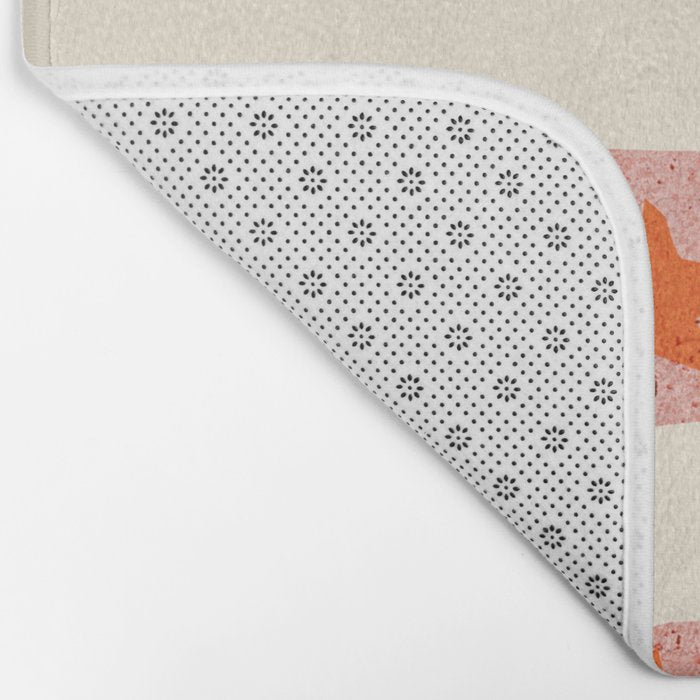 Abstraction_LITTLE_KING_COBRA_SNAKE_CUTE_ADORABLE_POP_ART_0916A Bath Mat Gallery Image 2