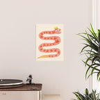 Abstraction_LITTLE_KING_COBRA_SNAKE_CUTE_ADORABLE_POP_ART_0916A Poster Gallery Image 2