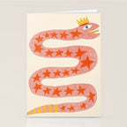 Abstraction_LITTLE_KING_COBRA_SNAKE_CUTE_ADORABLE_POP_ART_0916A Stationery Card Gallery Image 2