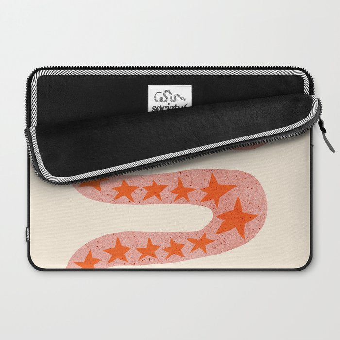 Abstraction_LITTLE_KING_COBRA_SNAKE_CUTE_ADORABLE_POP_ART_0916A Laptop Sleeve Gallery Image 2