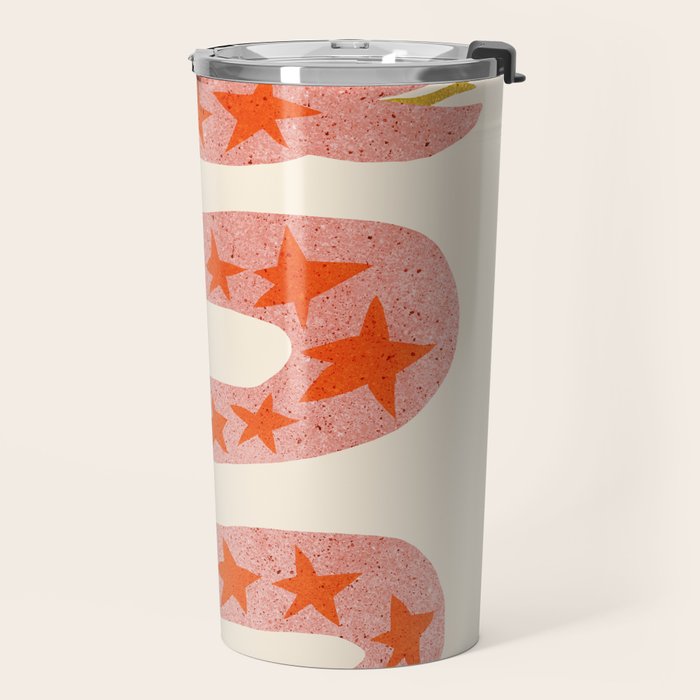 Abstraction_LITTLE_KING_COBRA_SNAKE_CUTE_ADORABLE_POP_ART_0916A Travel Mug Gallery Image 2