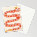 Abstraction_LITTLE_KING_COBRA_SNAKE_CUTE_ADORABLE_POP_ART_0916A Stationery Card Gallery Image 2