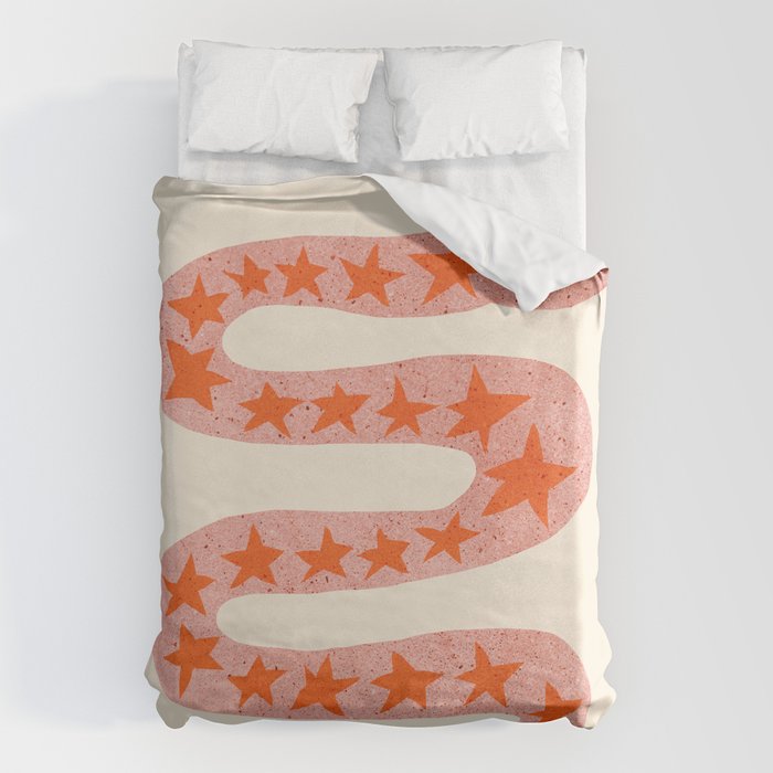 Abstraction_LITTLE_KING_COBRA_SNAKE_CUTE_ADORABLE_POP_ART_0916A Duvet Cover Gallery Image 6