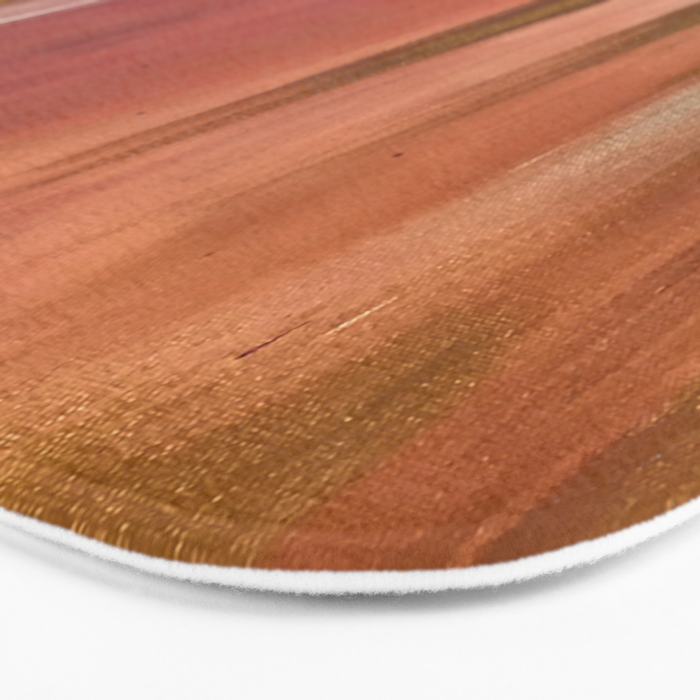 Blush with Gold Abstract Bath Mat Gallery Image 3