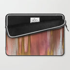 Blush with Gold Abstract Laptop Sleeve Gallery Image 2