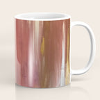 Blush with Gold Abstract Coffee Mug Gallery Image 1